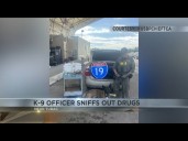 K9 officer sniffs out drugs near Tubac