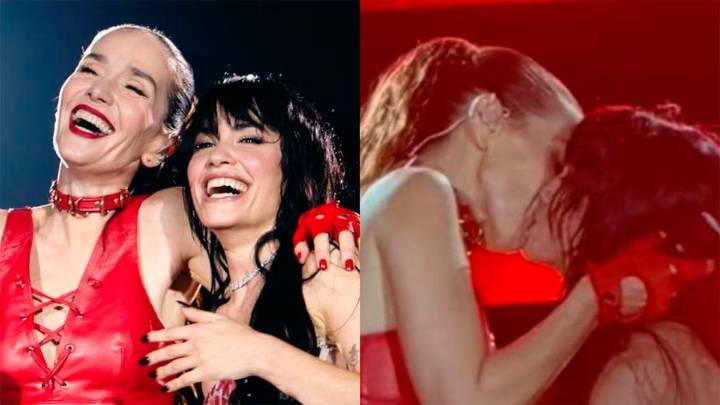 Lali Espósito y Natalia Oreiro sorprendieron al público con “Tu veneno” y un beso en el escenario