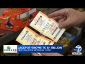 Powerball jackpot soars to $1 billion after no winner in latest drawing
