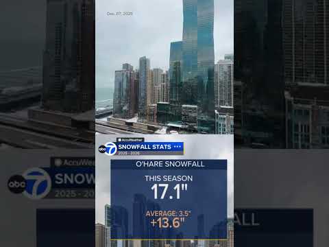 Snow Storm Coats Chicago in White