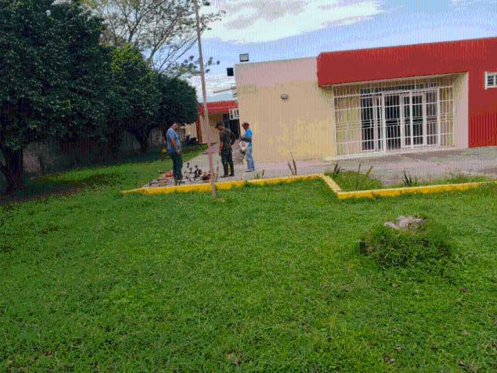 Servicios Públicos de la Alcaldía Bolivariana de Machiques ejecuta jornada de limpieza en el CDI Libertad de Machiques