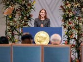 Nobel de la Paz a María Corina Machado lo recibe su hija en Oslo