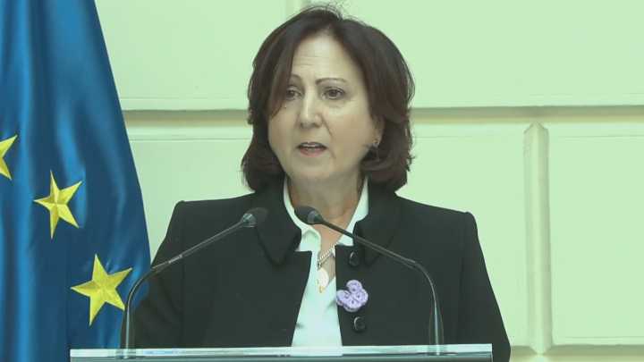 Peramato expresa a súa "admiración" a García Ortiz no seu primeiro acto tras a sentenza do Tribunal Supremo