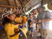 Artesanos de El Guamo fortalecen sus saberes en intercambio cultural por el Caribe colombiano