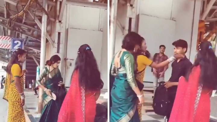 Mumbai: Viral Video Shows 'Group Of Transgenders' Assaulting Sleeping Youth At Railway Station; Sparks Outrage