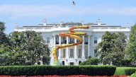Trump Unveils White House Water Slide
