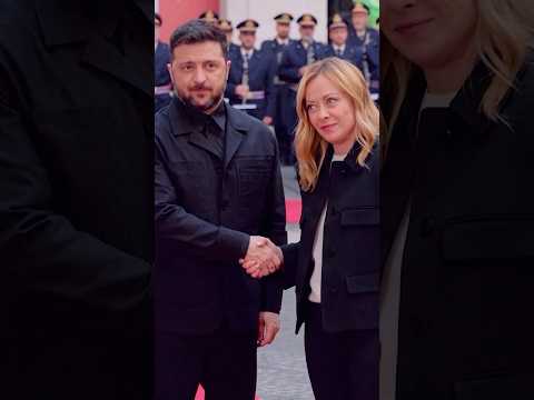 Meloni Meets Ukraine's Zelenskiy in Rome