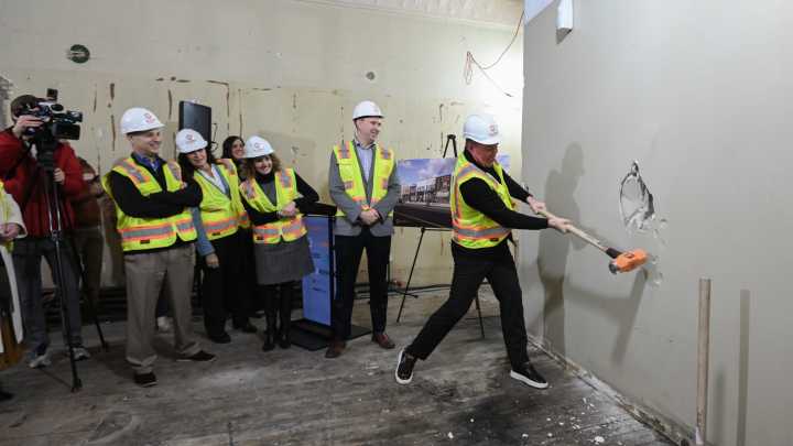 Gillespie Group kicks off Brick Row redevelopment in Lansing