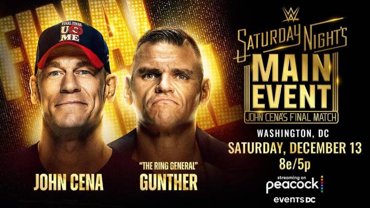 How To Watch WWE Saturday Night’s Main Event: John Cena’s Final Match, Start Time, And Full Card
