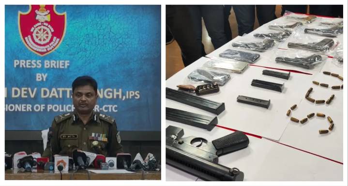 Inter-State Arms Racket Busted In Bhubaneswar As 2 Arrested With Carbine, Semi