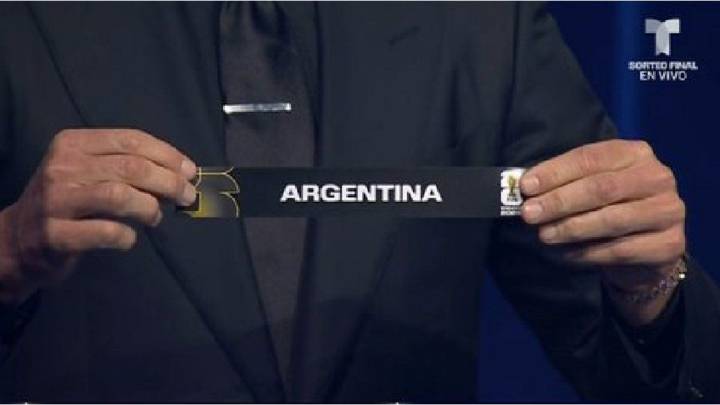 Sorteo del Mundial: estos son los rivales que le tocaron a la Selección Argentina