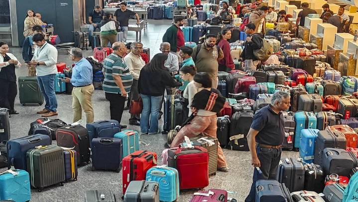 Over 20 flights cancelled in Guwahati; passengers stranded as IndiGo halts Northeast operations till Dec 7