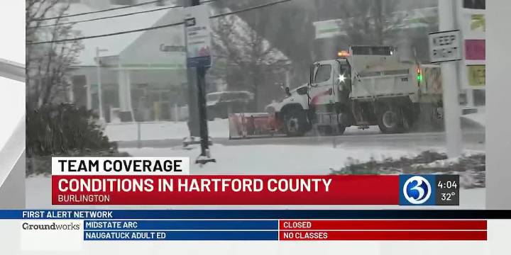 Burlington deploys all 11 plows for first major winter storm