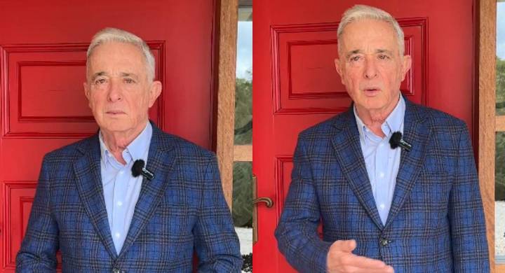 El expresidente Álvaro Uribe cuestiona la consulta y revive el debate por las encuestas