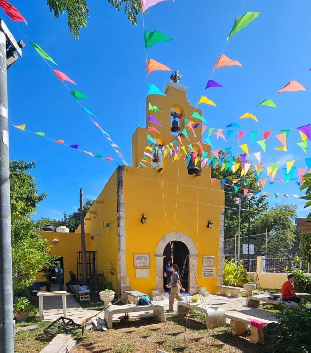 Voluntarios restauran la Parroquia de Dzityá en una jornada histórica de servicio en Mérida