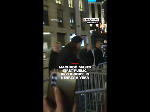Machado makes first public appearance in nearly a year