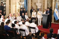 Javier Milei encabeza el ascenso de las Fuerzas de Seguridad: qué incluye la ceremonia