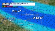 Steady snow continues Thursday overnight across the Louisville region