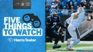 5 things to watch as the Panthers look to even the series with the Saints