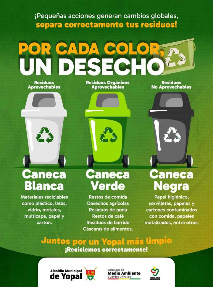 Recicla esta navidad con “Por cada color, un desecho”