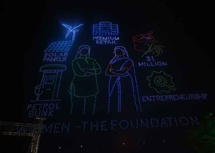 Drone show at Telangana Global Summit sets Guinness World Record