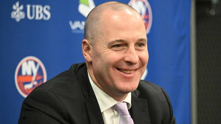 Affable Islanders GM Mathieu Darche is highly competitive behind the smile