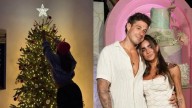 Juntos como familia: Isabella Ladera y Hugo García se lucen armando árbol de Navidad