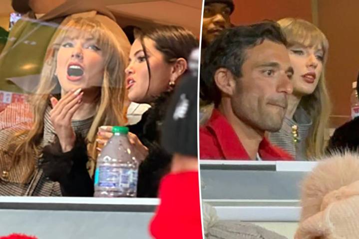 Taylor Swift cheers on Travis Kelce for Chiefs vsTexan game