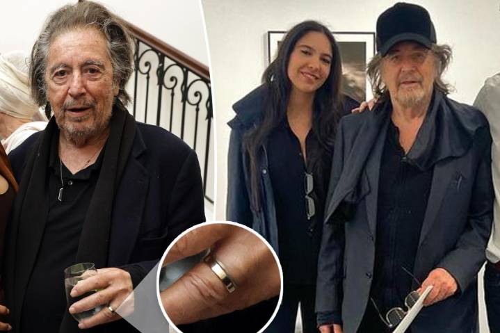 Exclusive | Al Pacino, 85, spotted wearing gold band on ring finger — but Hollywood legend hasn't tied the knot