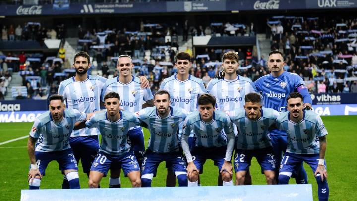 Once titular del Málaga CF: Funes medita su columna vertebral