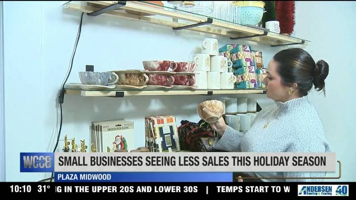 Small business owners say fewer customers are shopping this holiday season