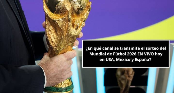 ¿En qué canal se transmite el sorteo del Mundial de Fútbol 2026 en USA, México y España?