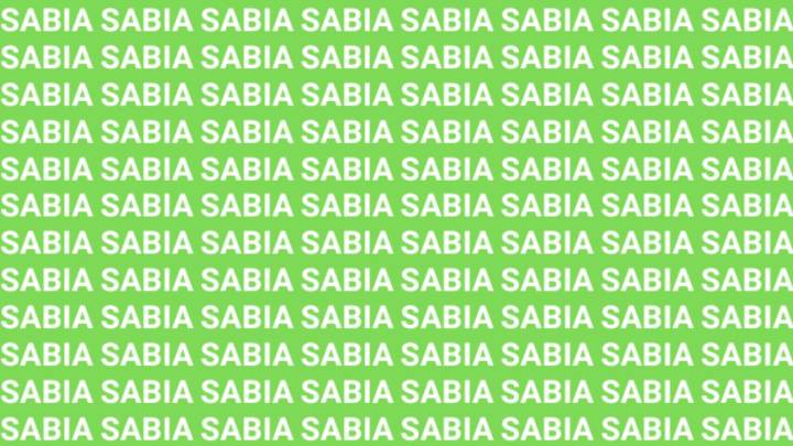 Sólo el dueño de una vista aguda puede encontrar la palabra 'SAVIA' en menos de 5 segundos