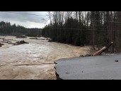 Granite Creek Road Bridge in Libby has washed out