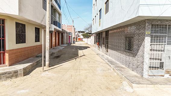 Municipalidad inició construcción de pistas y veredas en la Urb. Villa Agraria