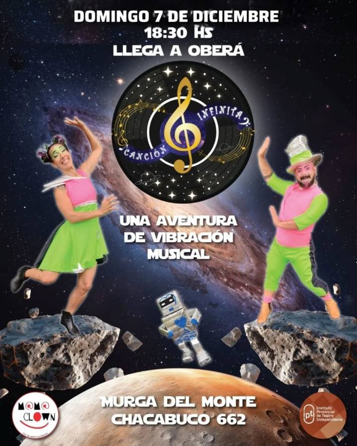 “Canción Infinita” vuelve al Galpón de la Murga este domingo en Oberá