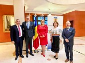 Alcalde Carlos Pinedo abre diálogo con Rumania para impulsar cooperación y desarrollo en Santa Marta