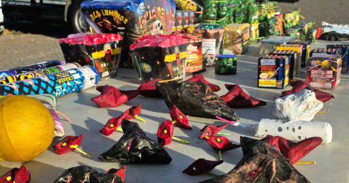 Decomisan una tonelada de pirotecnia en Querétaro capital