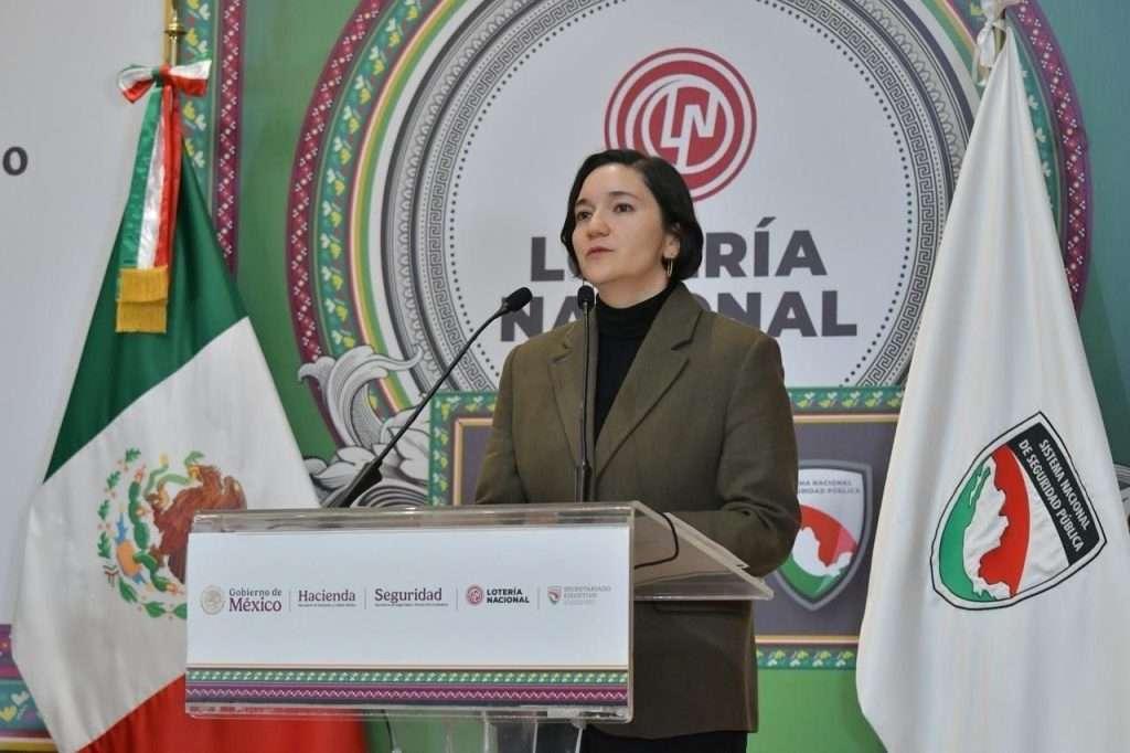 Tres décadas del Sistema Nacional de Seguridad Pública celebrados en billete conmemorativo de Lotería Nacional