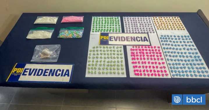Detienen a sujeto colombiano portando más de $14 millones en éxtasis y tussi en Valdivia