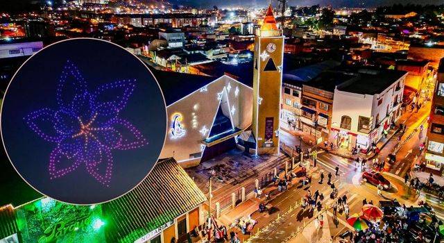 Drones en Soacha: se prepara un espectáculo sin precedentes durante la Novena de Aguinaldos