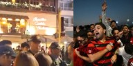 Celebraciones por el título de Flamengo en el parque Kennedy terminaron con robos y desmanes en Miraflores