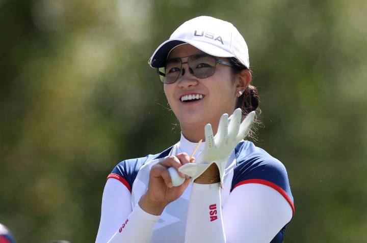 Rose Zhang Can’t Stop Laughing After Nearly Injuring Influencer With Golf Shot