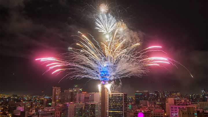 "Fuegos artificiales del siglo XXI": Vuelve la fiesta de Año Nuevo a la Torre Entel