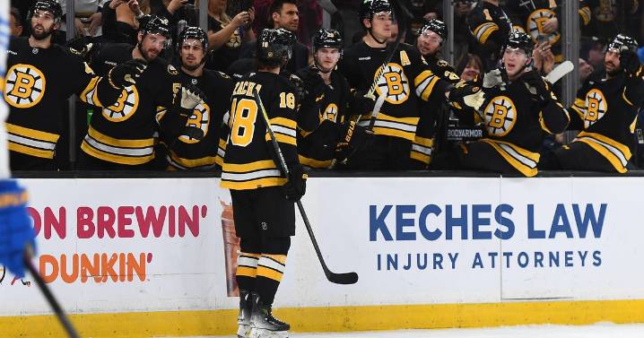 Zacha scores twice, Korpisalo makes 37 saves in Bruins' 5