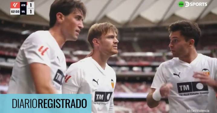 El golazo de Lucas Beltrán en la derrota del Valencia contra el Atlético de Madrid del Cholo Simeone