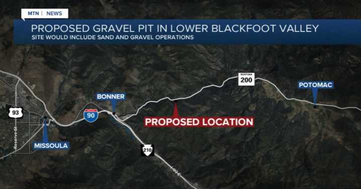 Missoula Co. commissioners seek details on proposed Blackfoot Valley gravel pit