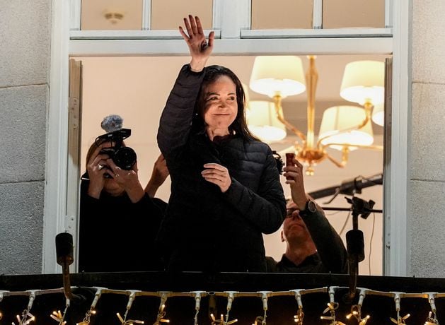 Venezuelan opposition leader Machado reappears in Oslo as a Nobel laureate