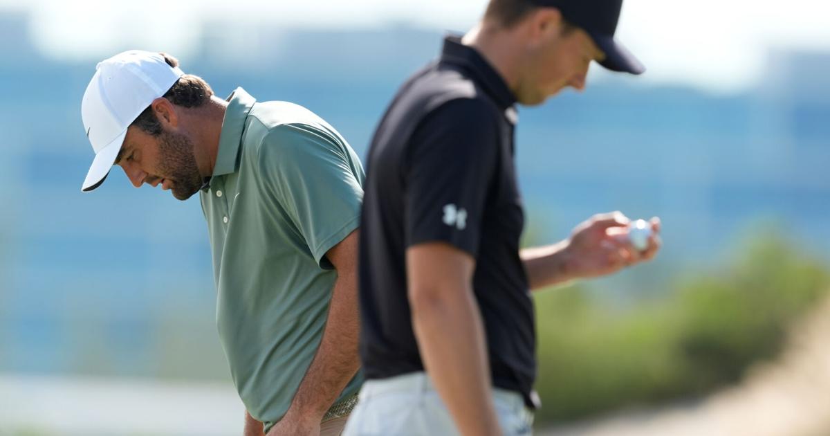 Scheffler returns from 2 months away and shares lead at the Hero World Challenge