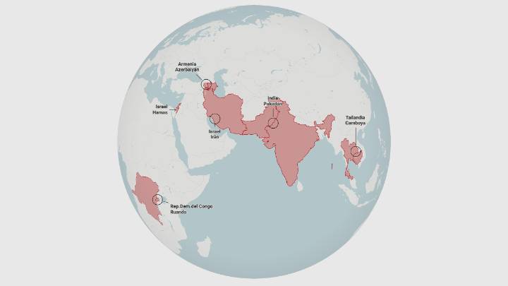 Los 6 conflictos (no) resueltos por Trump